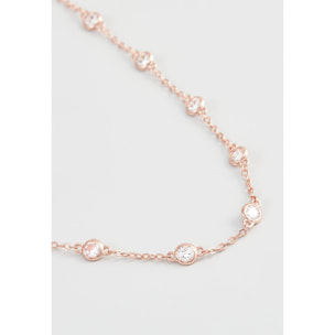 Collana U.S. Polo Assn. In metallo placcato oro rosa