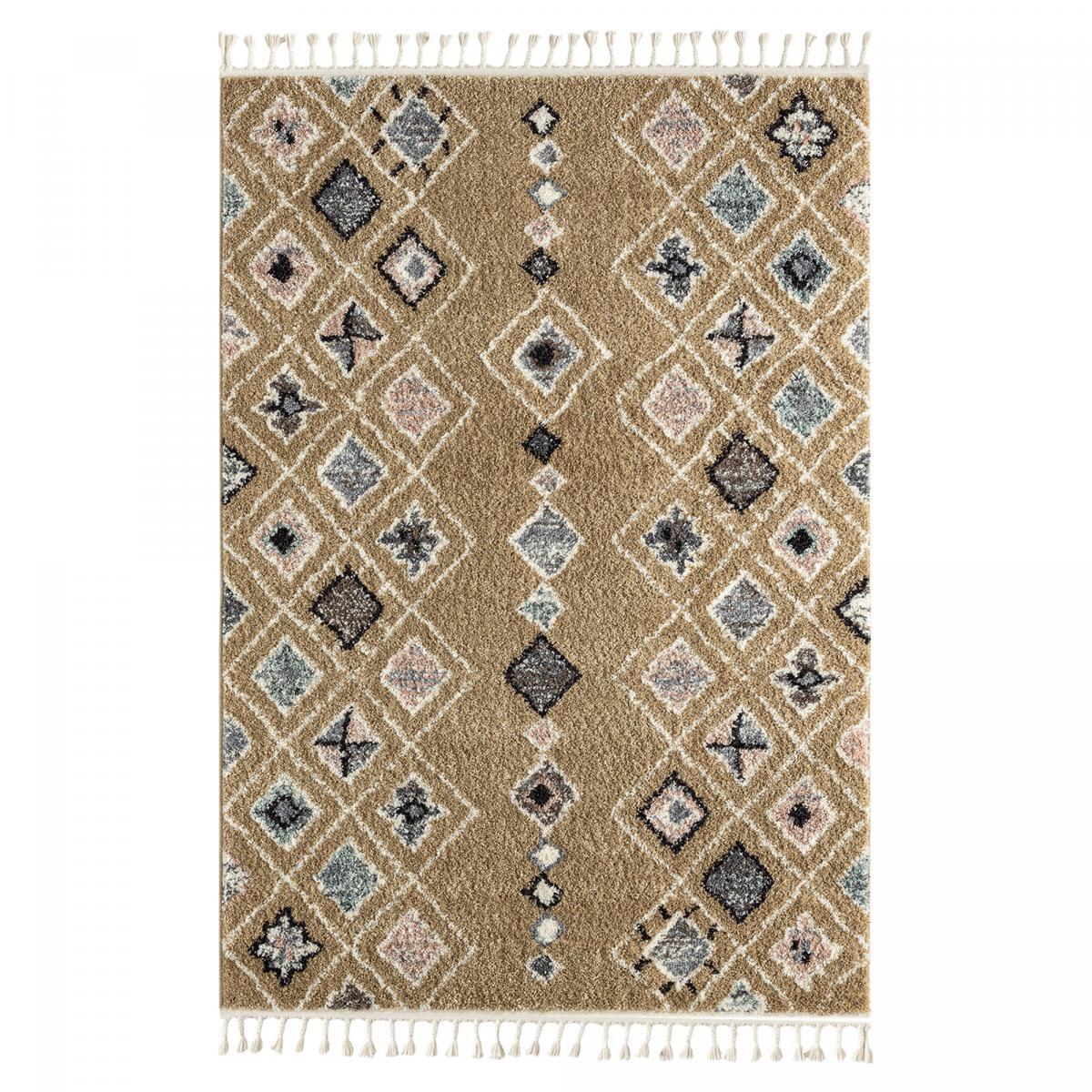 Tapis berbère tissé motif saharien FIMI