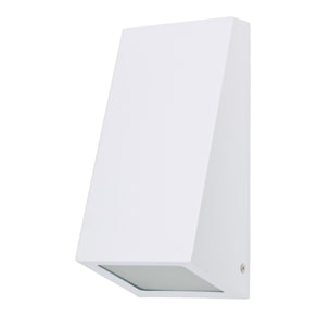 FORLIGHT Aplique de pared exterior Karen Big acabado Blanco IP44 15W E27