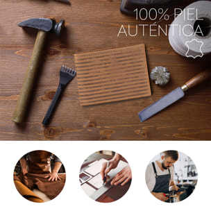 Cartera Primer De Piel Marron