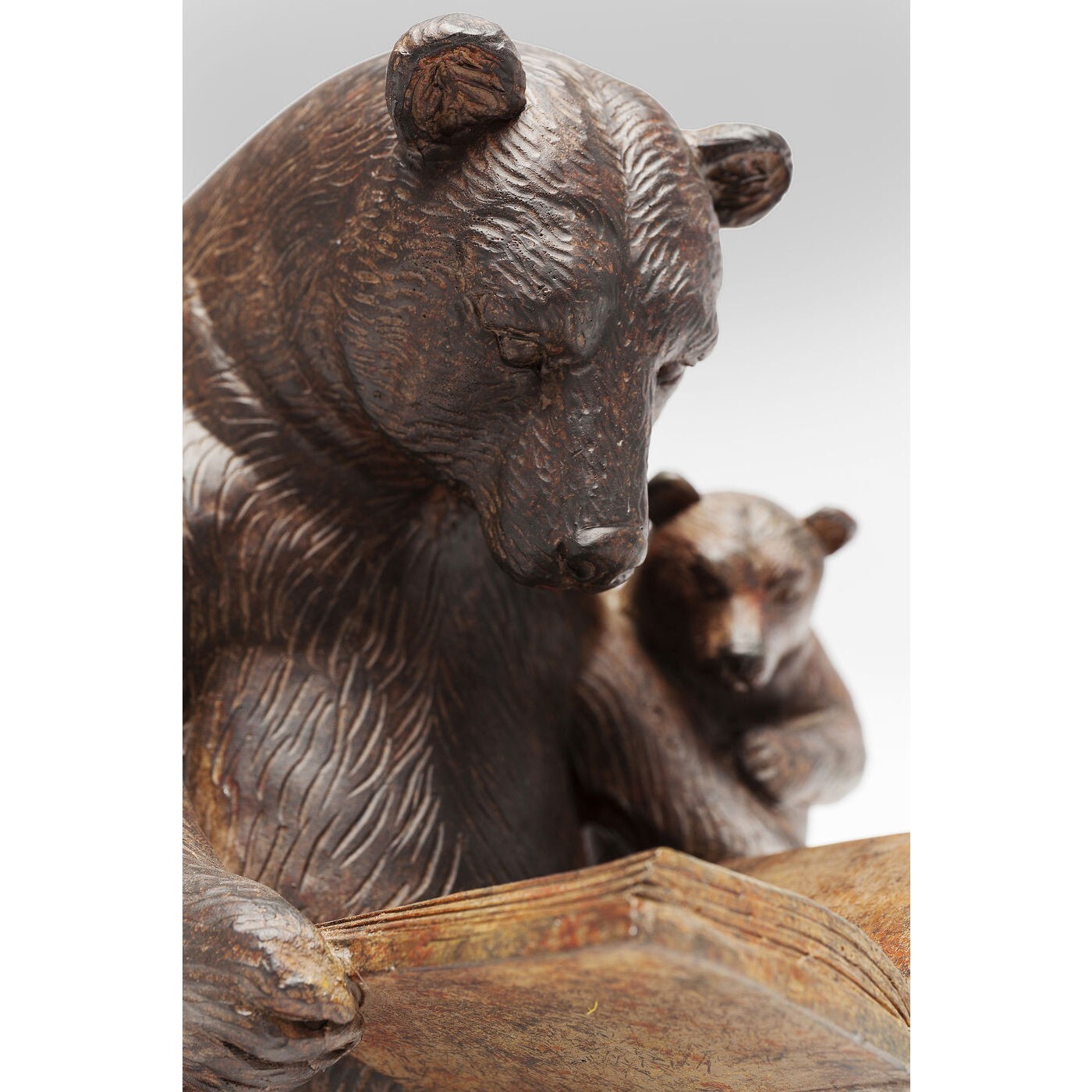 Déco ours lecture marron Kare Design