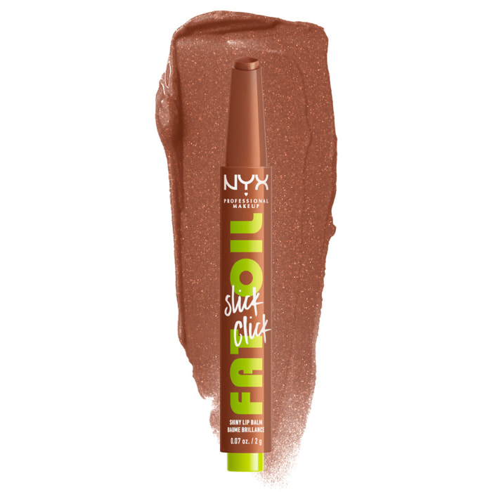NYX Professional Makeup FAT OIL SLICK CLICK Baume à lèvres FEEDWORTHY