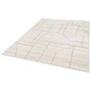 DIENA Alfombra étnica con relieve en color blanco, varias medidas disponibles.