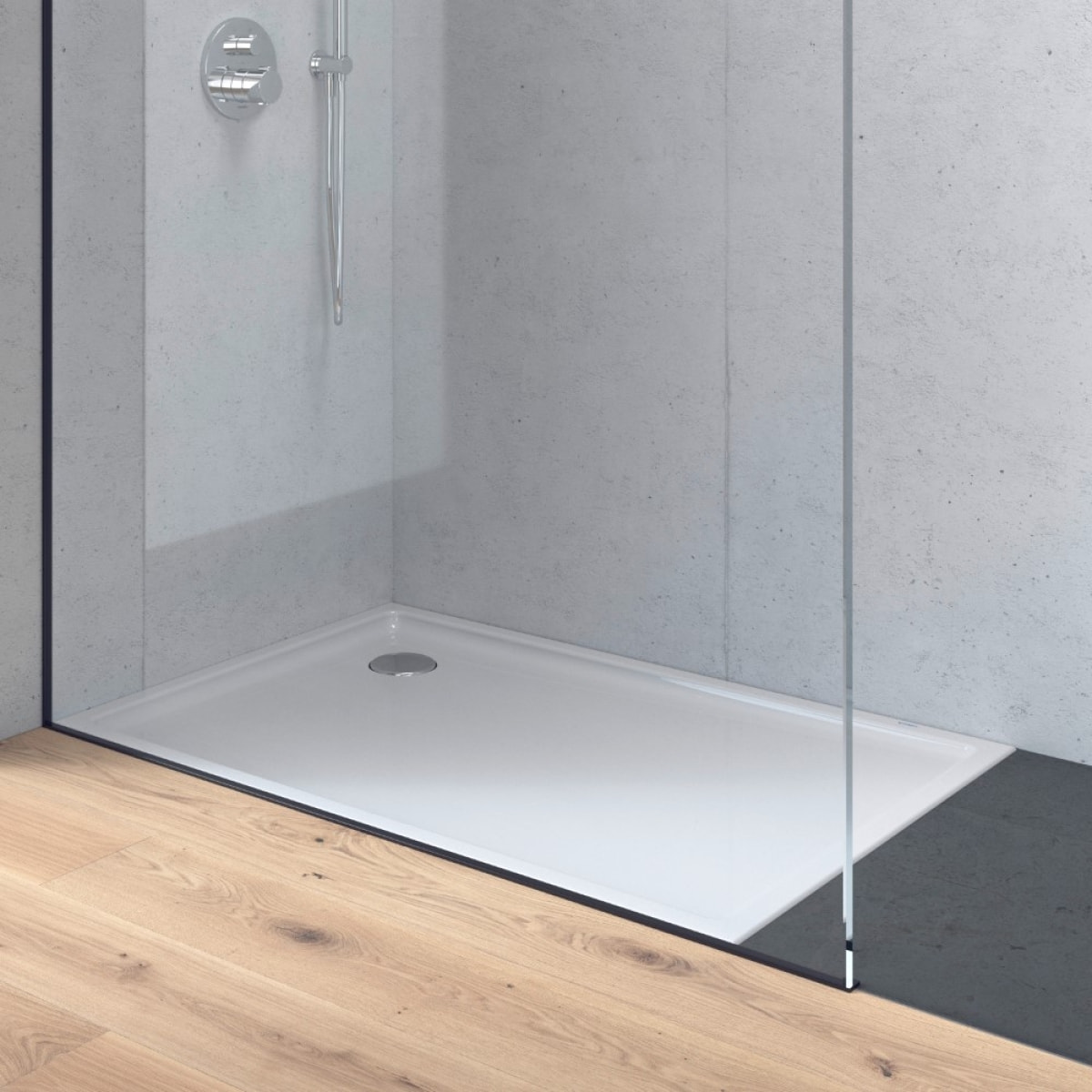 Receveur de douche 120 x 100 DURAVIT Starck Slimline