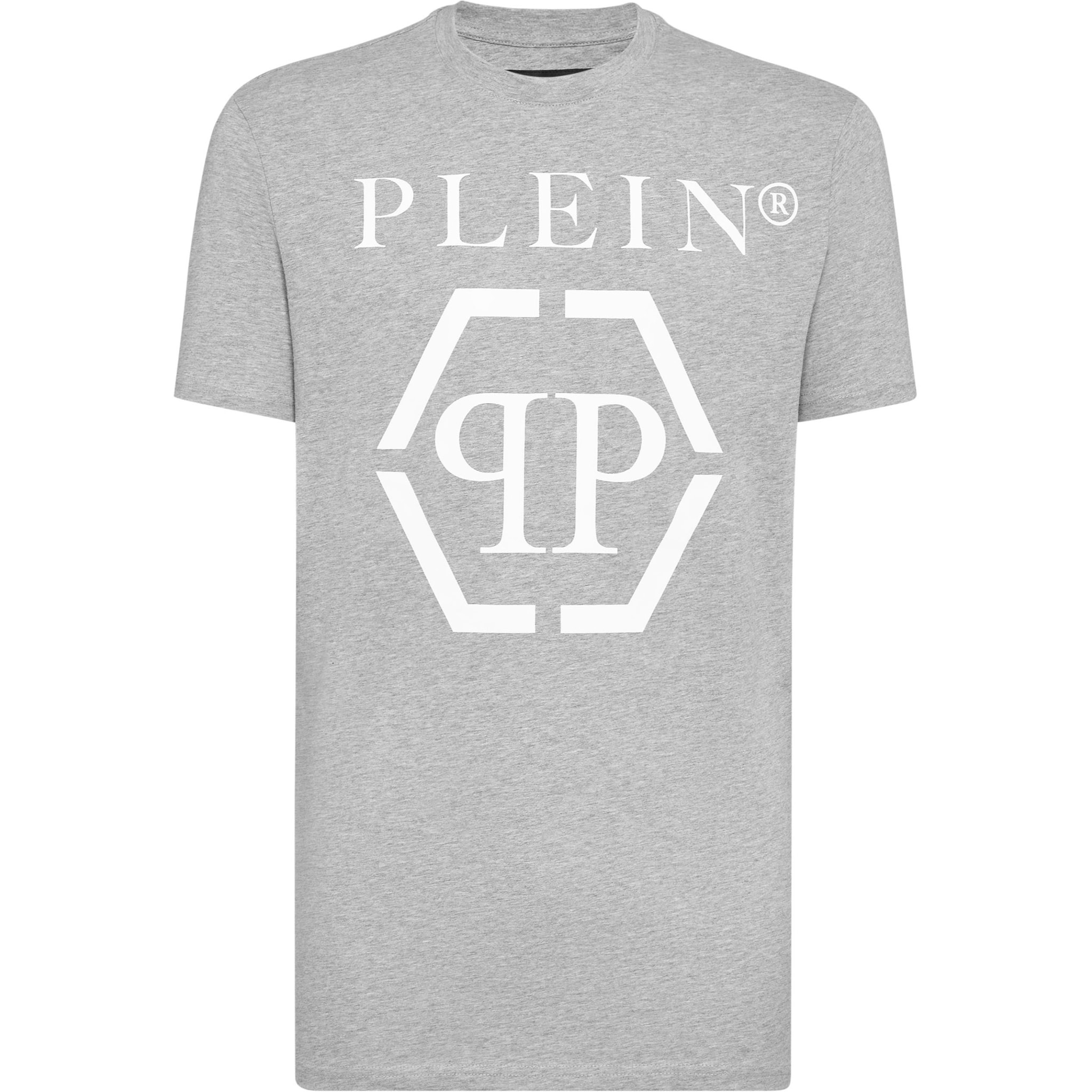 PHILIPP PLEIN T-Shirt Round Neck HEXAGON