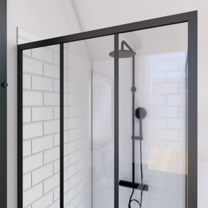 Paroi retour pour porte de douche - 90x200 cm - CRUSHX RETOUR 90CM
