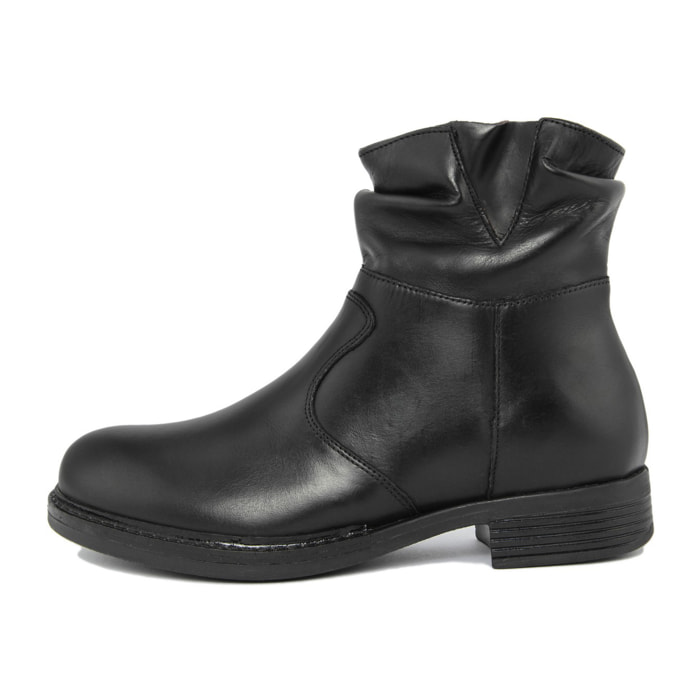 Stivaletto Fashion Attitude in pelle color Nero