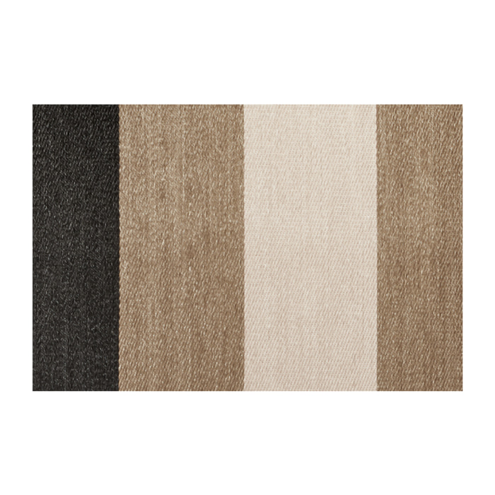 Alfombra LIVING DECO Franjas Camel