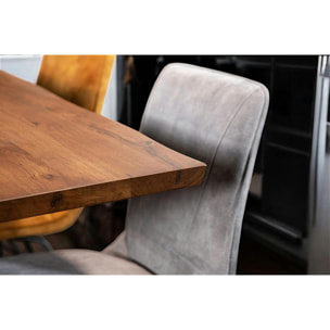 Table en chêne 200 cm bordures naturelles OKA