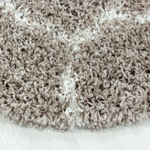 Tapis shaggy tissé motif scandinave SANI