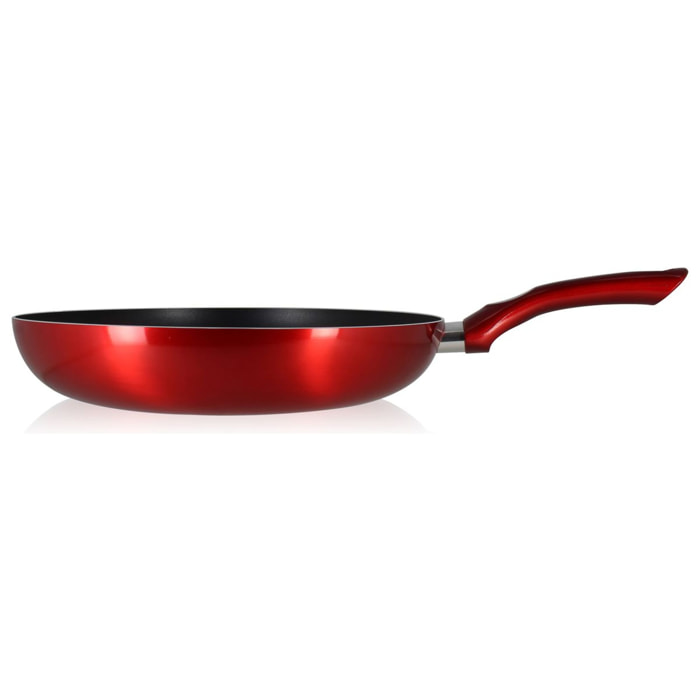 Poêle antiadhésive en aluminium 32cm - tous feux CERISE