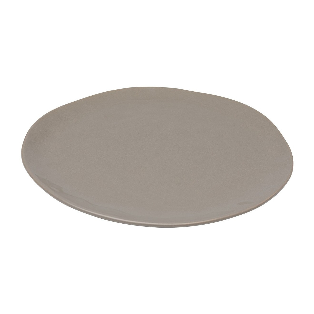 Assiettes Organic 26cm taupe set de 6 Kare Design