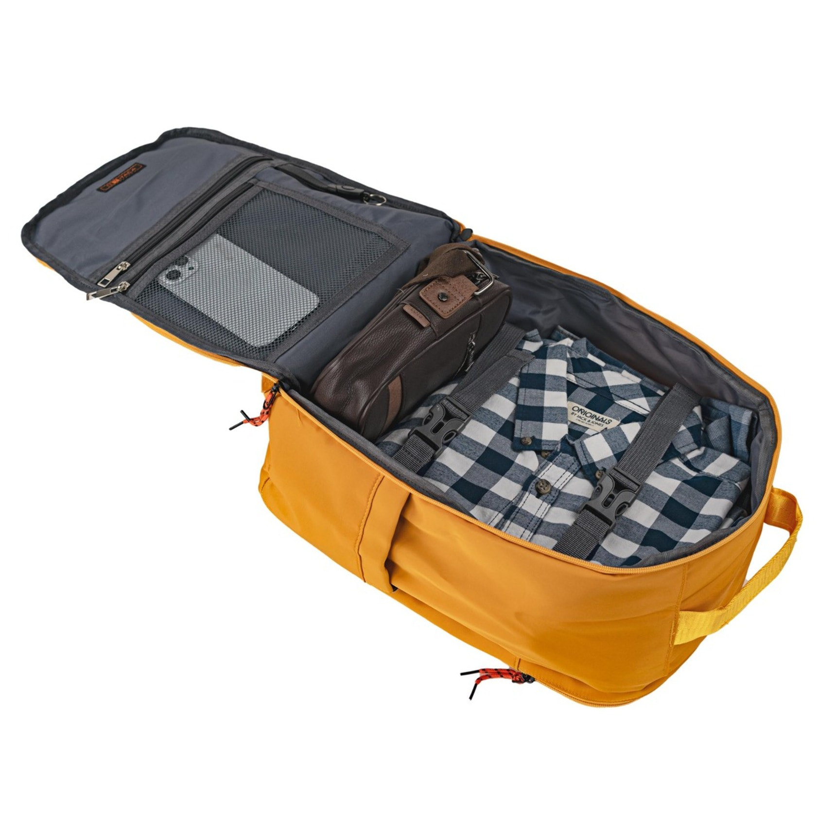 Mochila Viaje Cabina Itaca Rennes Mostaza