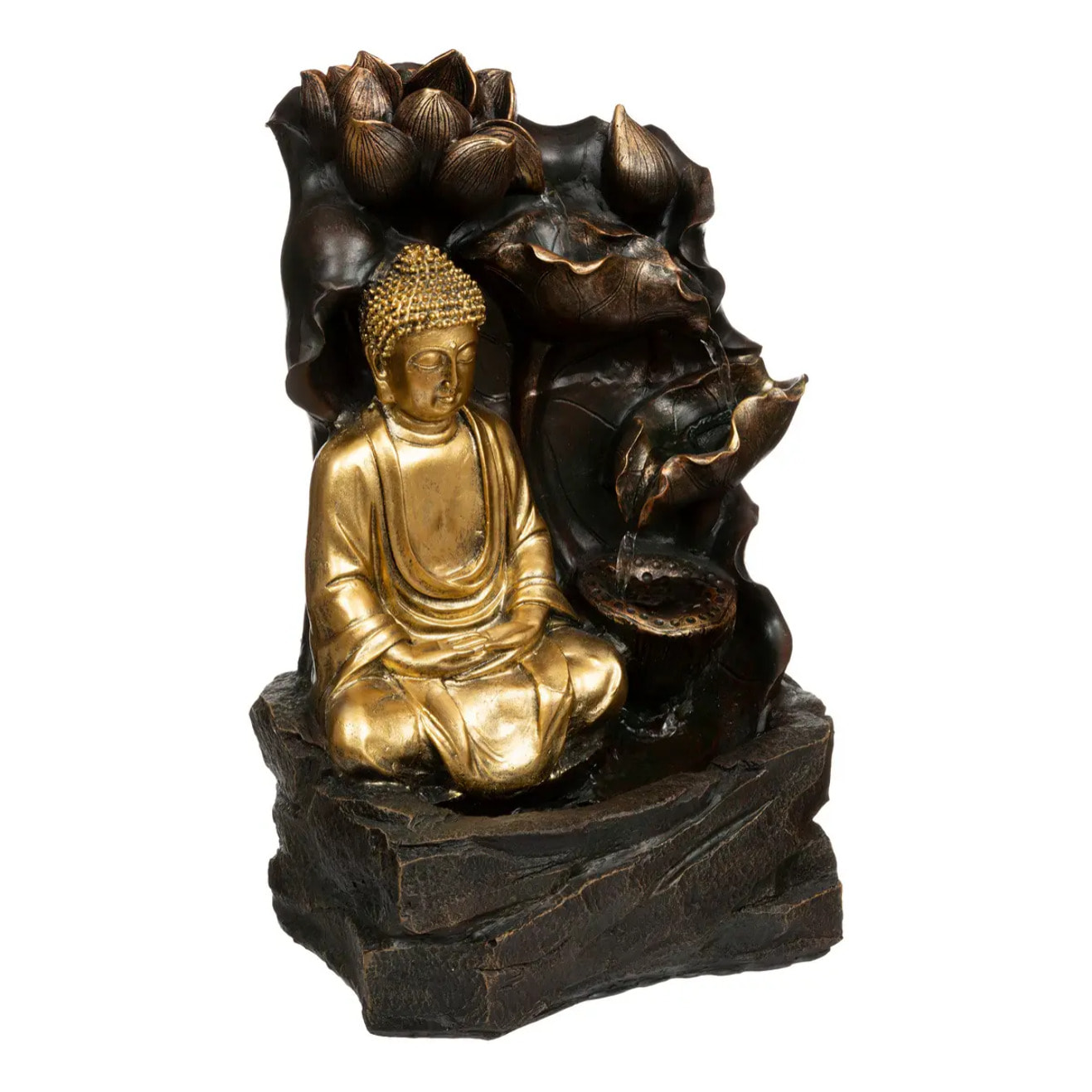 Fontaine Kalyani H.39,5cm résine