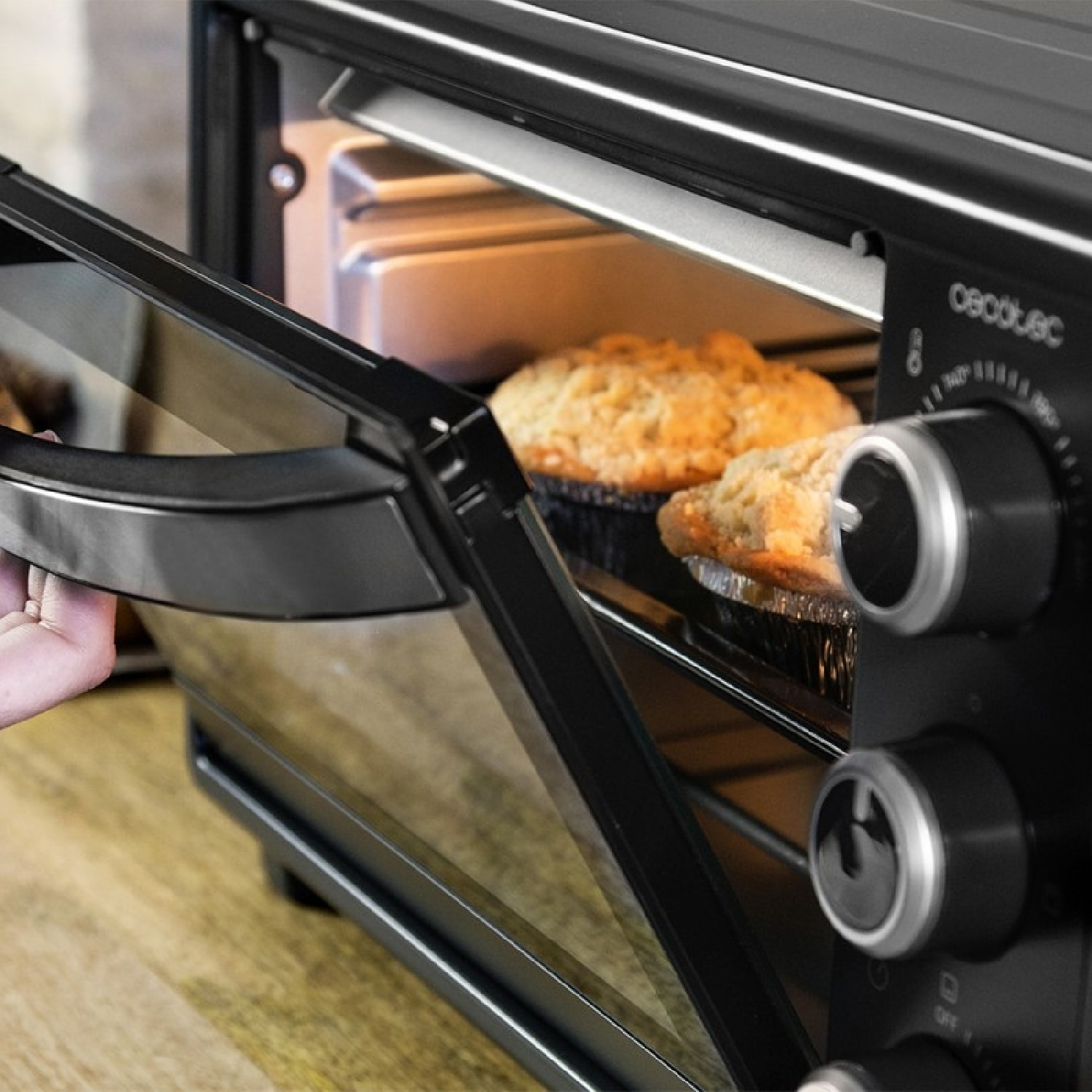 Mini-fours Bake&Toast 2300 Black Cecotec