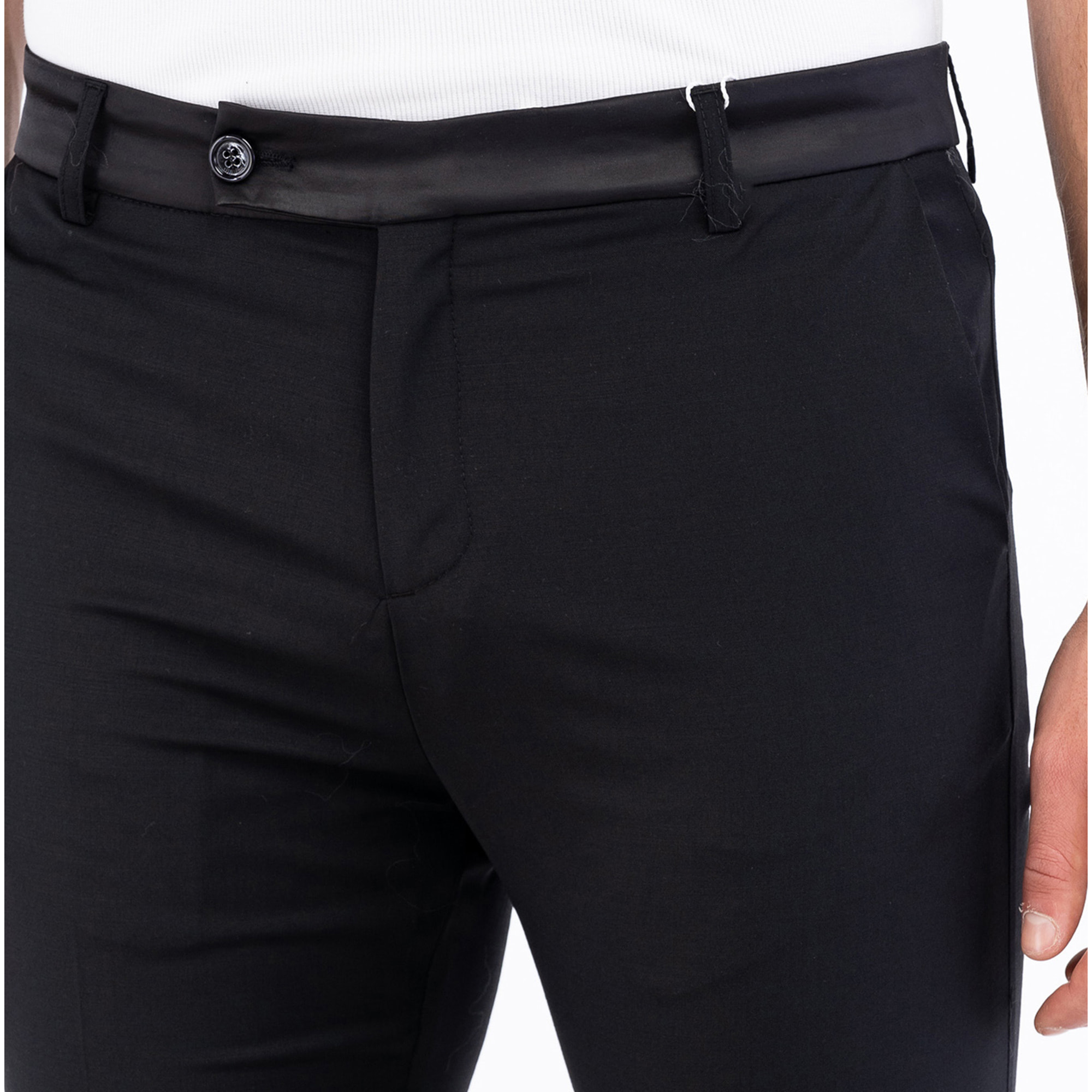 BIKKEMBERGS pantalone uomo meteorite black