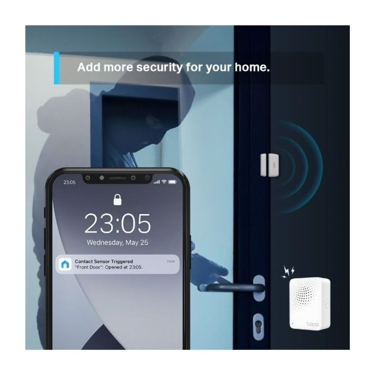 Capteur connecté TP-LINK T110 pour alarme TAPO