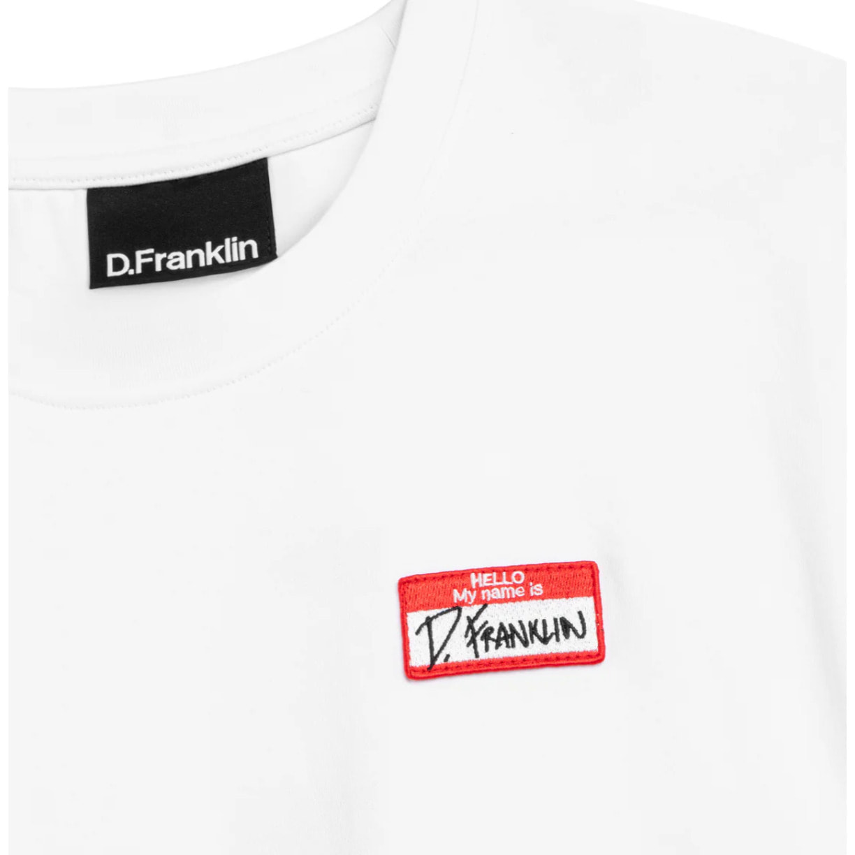 Camiseta My Name Is Patch Blanca