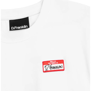 Camiseta My Name Is Patch Blanca