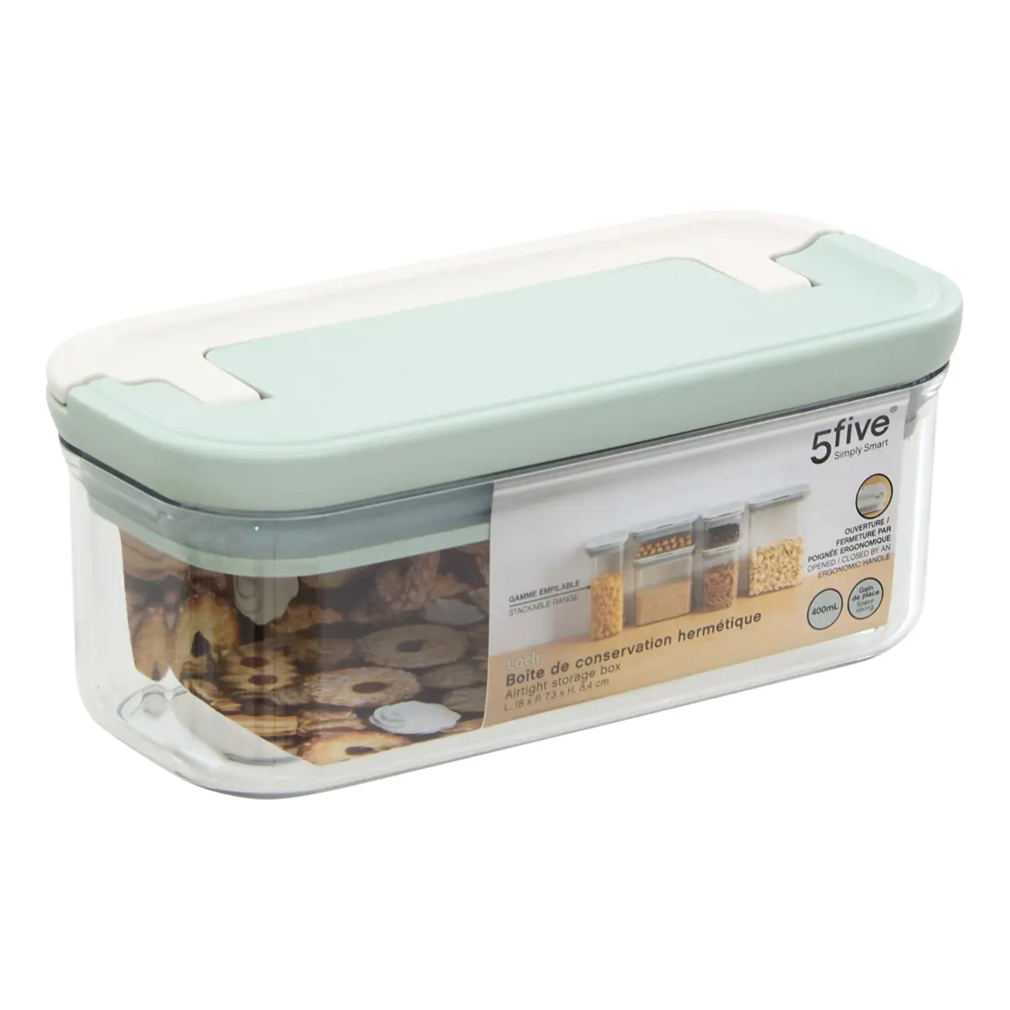 Boîte de conservation Lock 0,4L en plastique