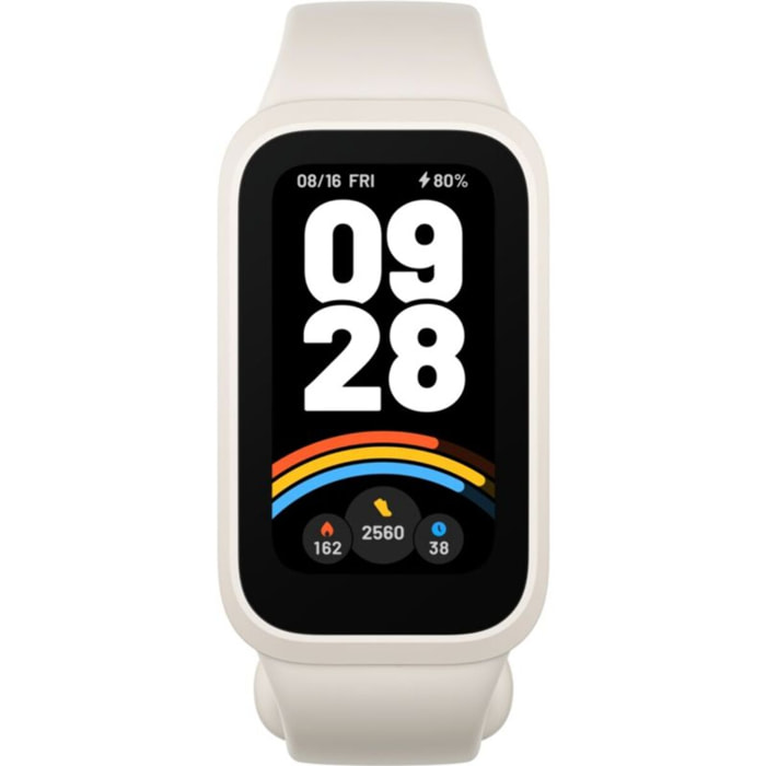 Montre connectée XIAOMI Mi Smart Band 9 Active Blanc Beige