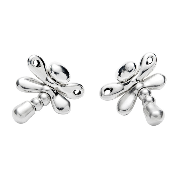 Pendiente SER REBELDE PLATEADO U