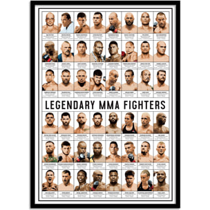 Affiche - Legendary MMA Fighters - Olivier Bourdereau