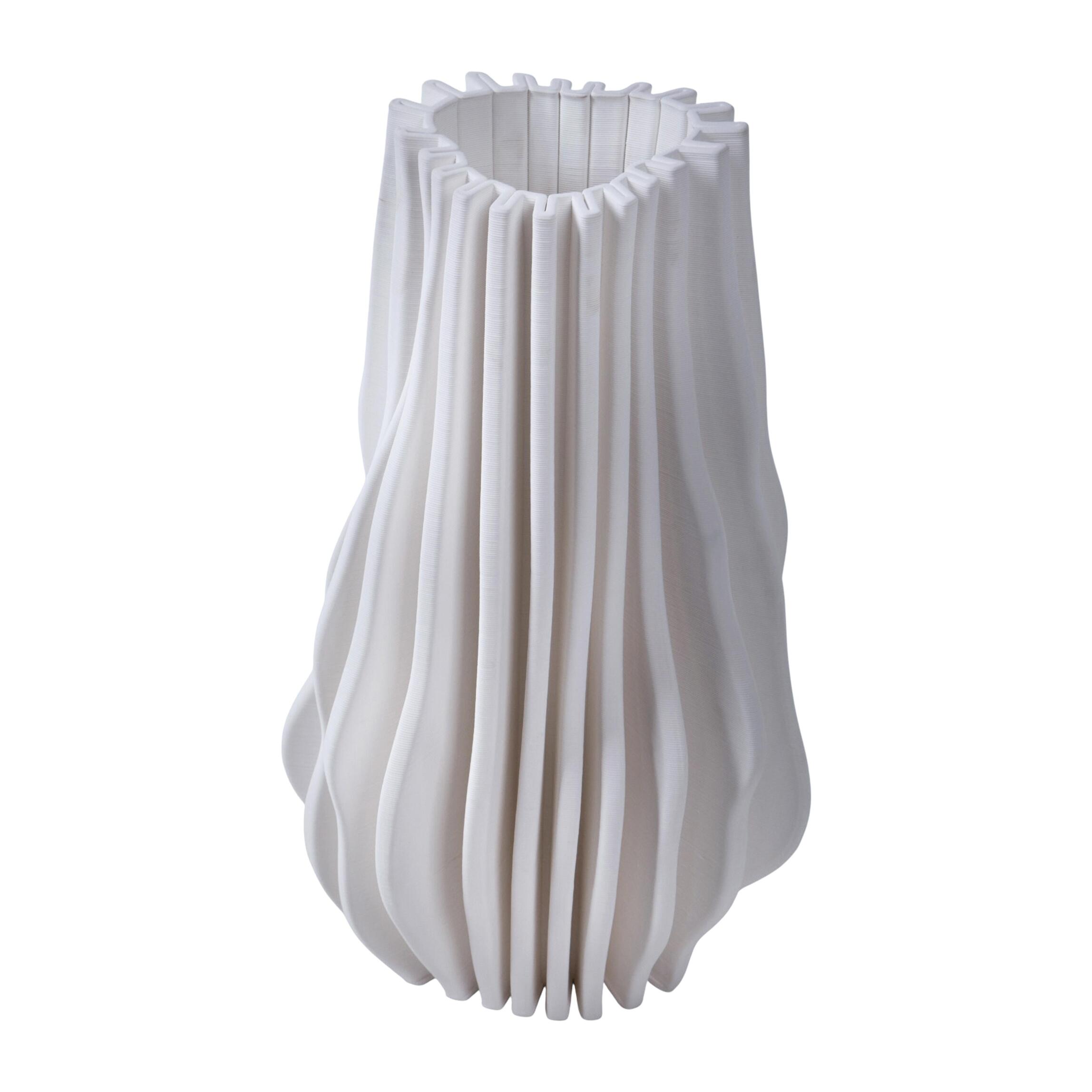 Vaso con righe in rilievo - 31xH48x19cm - Pezzi 1 - Bianchi Dino SpA