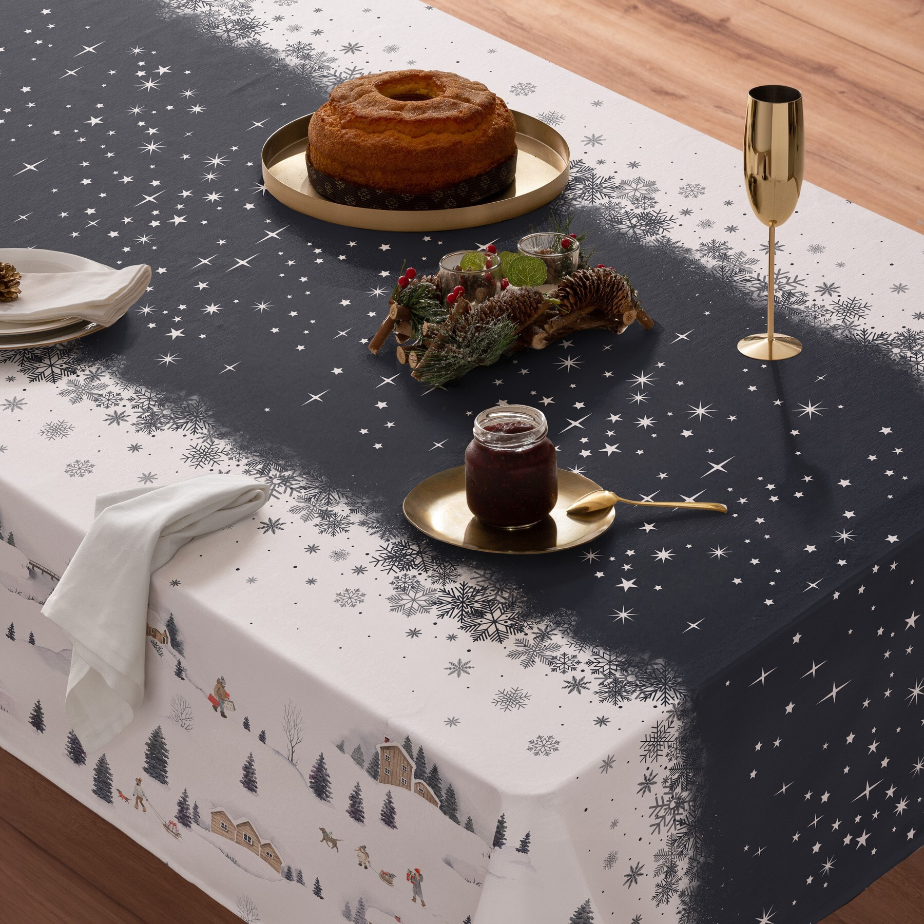 Mantel antimanchas WHOVILLE MARINO