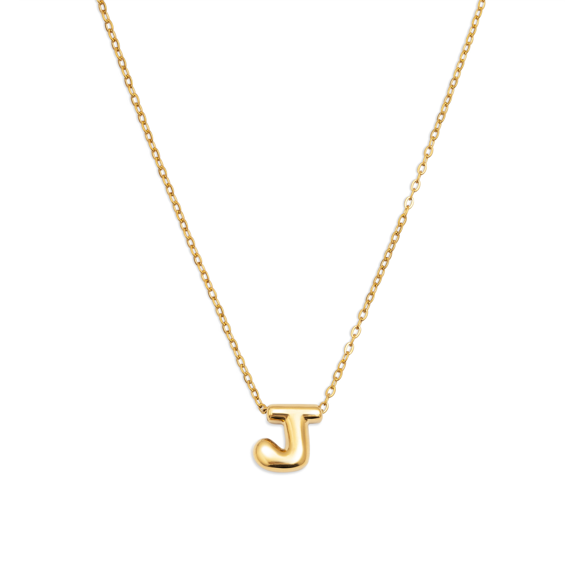 Collana Hailey Letter Acciao Placcato Oro