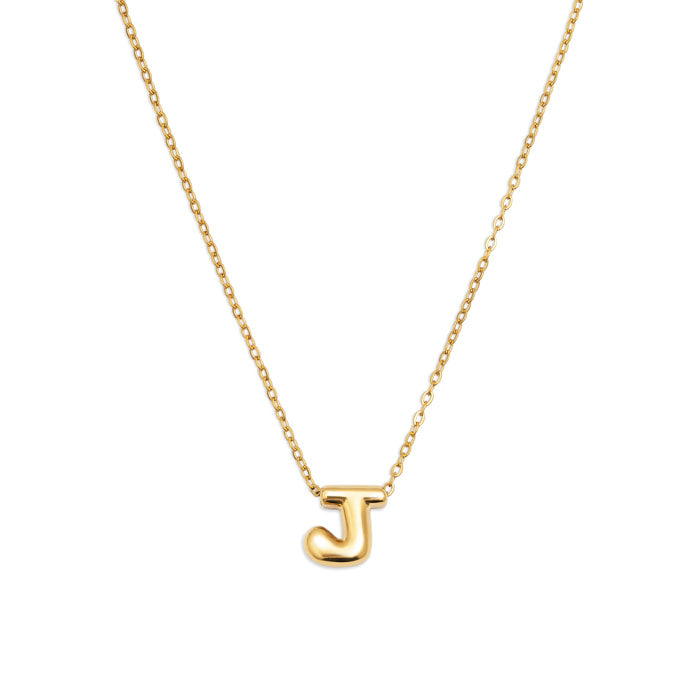 Collana Hailey Letter Acciao Placcato Oro