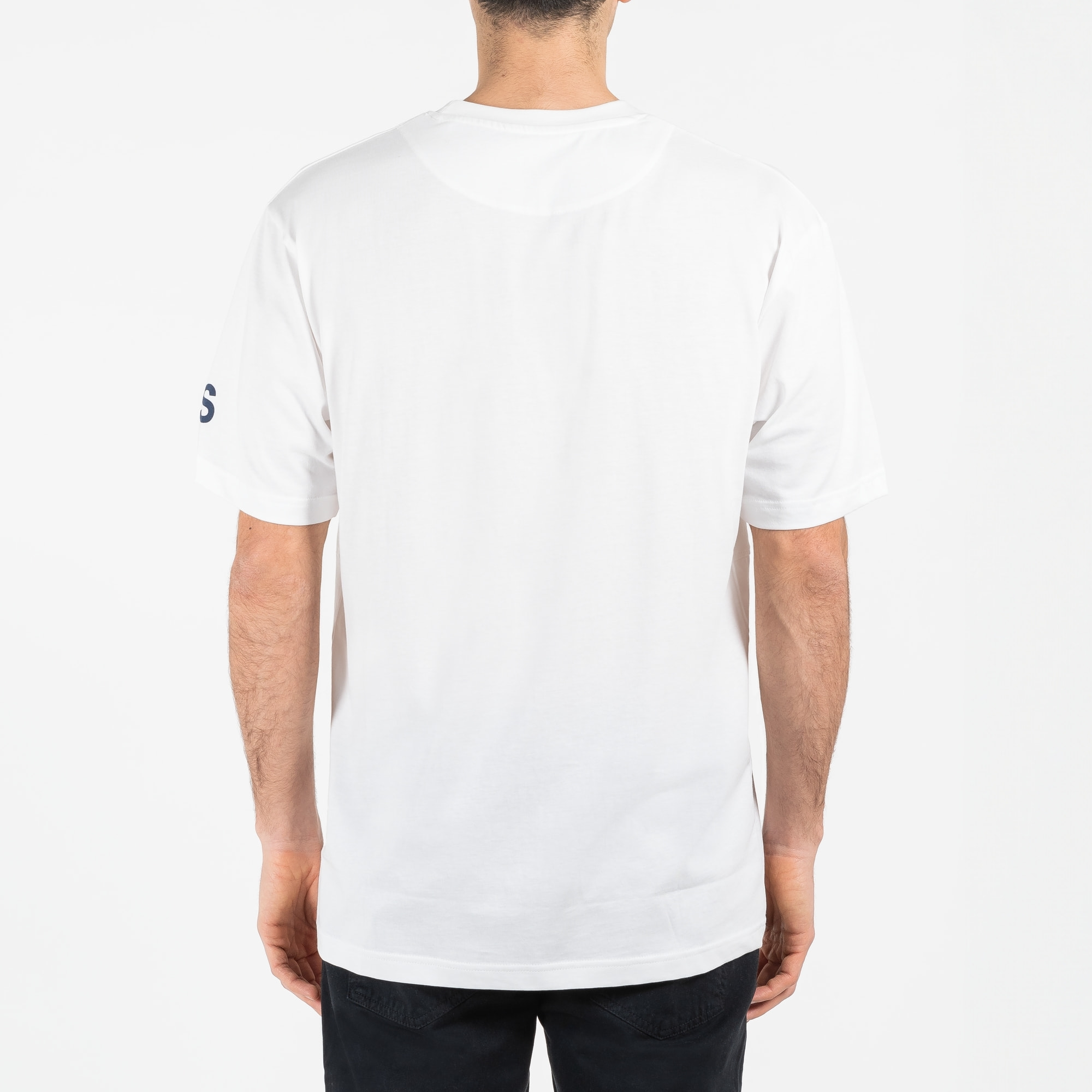 T-shirt jersey cotone organico con stampa oversize fit