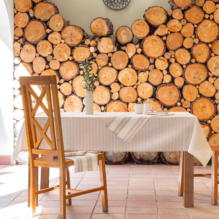 Mantel 100% algodón BAEZA Beige