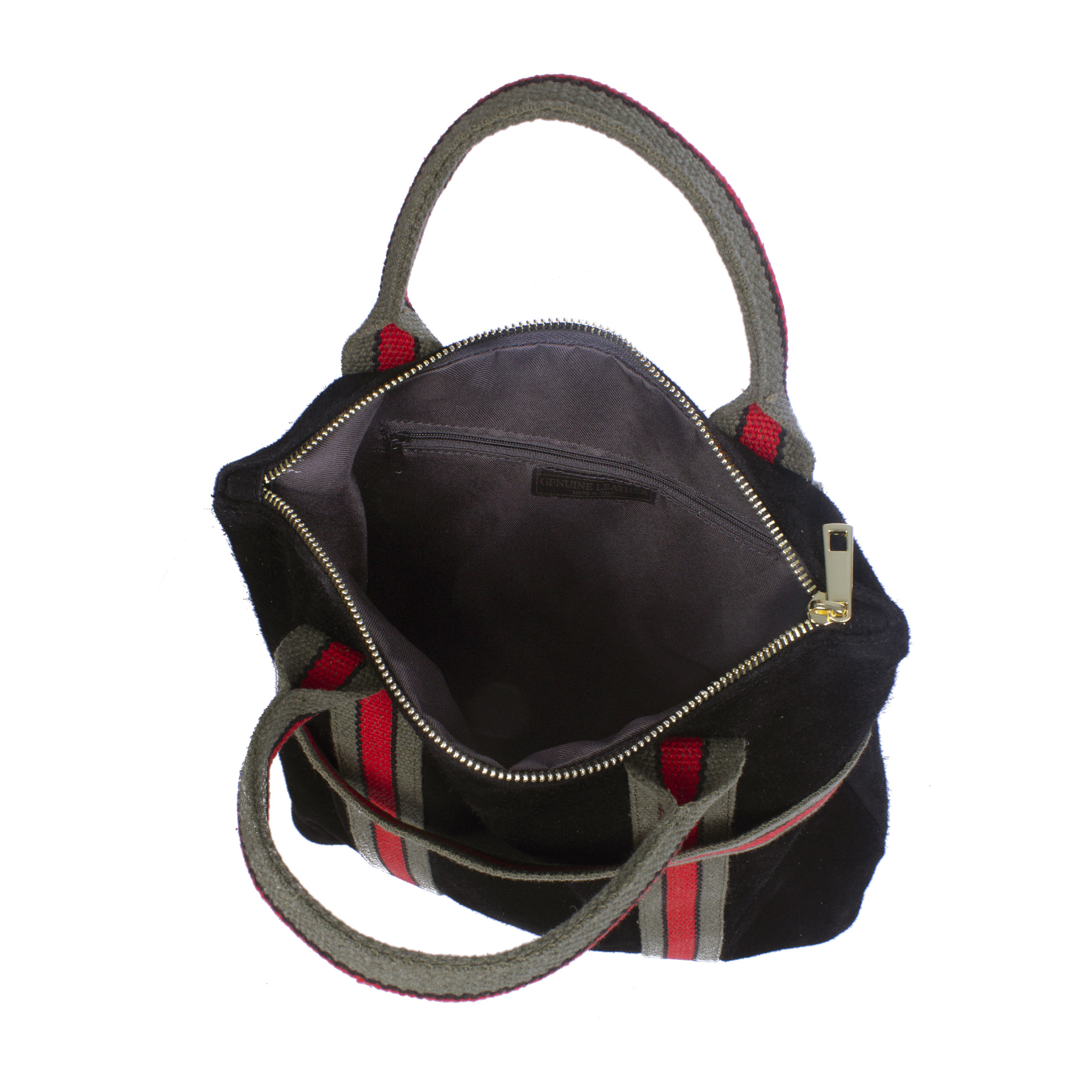 Venusta Bolso mochila Mujer.Piel auténtica Gamuza  Lona Premium Estampado