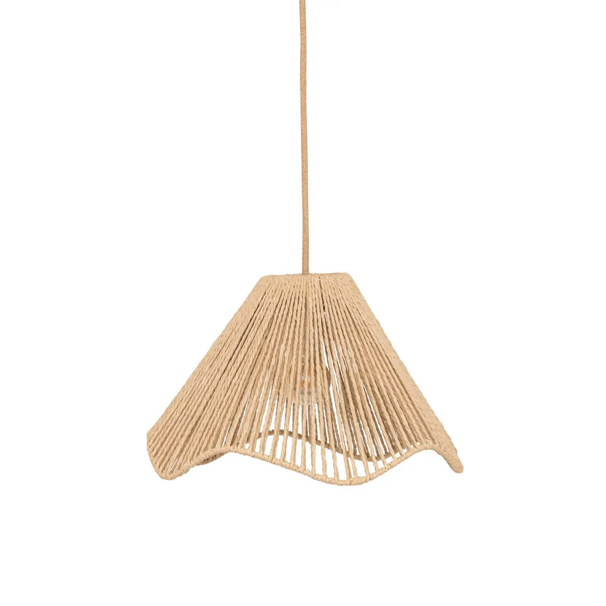 Abat-jour Vito beige H37cm