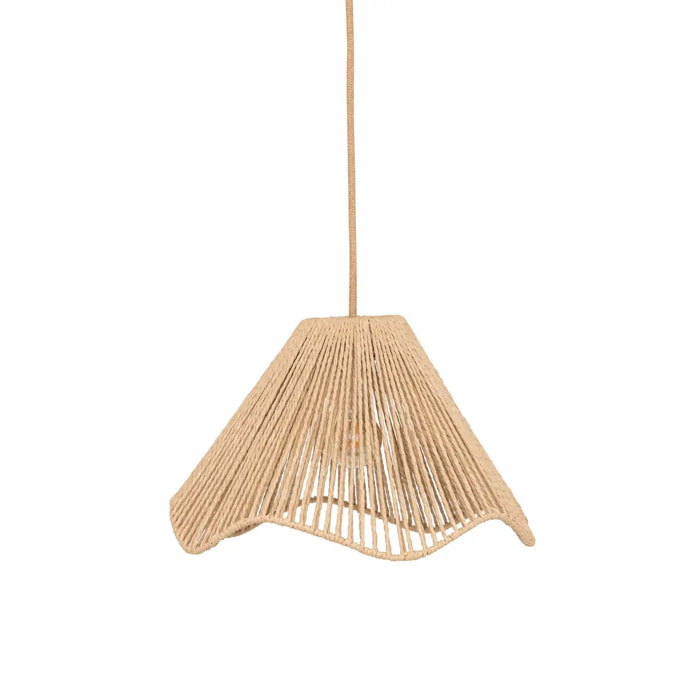 Abat-jour Vito beige H37cm