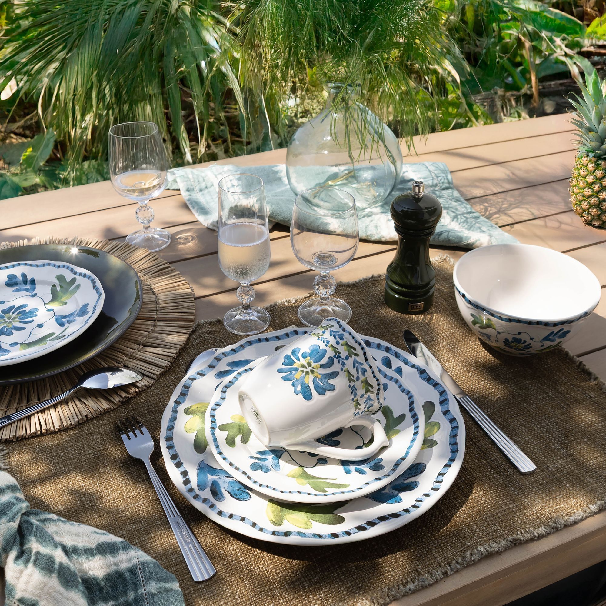 Lot de 3 flûtes en cristallin 18cl MATIGNON