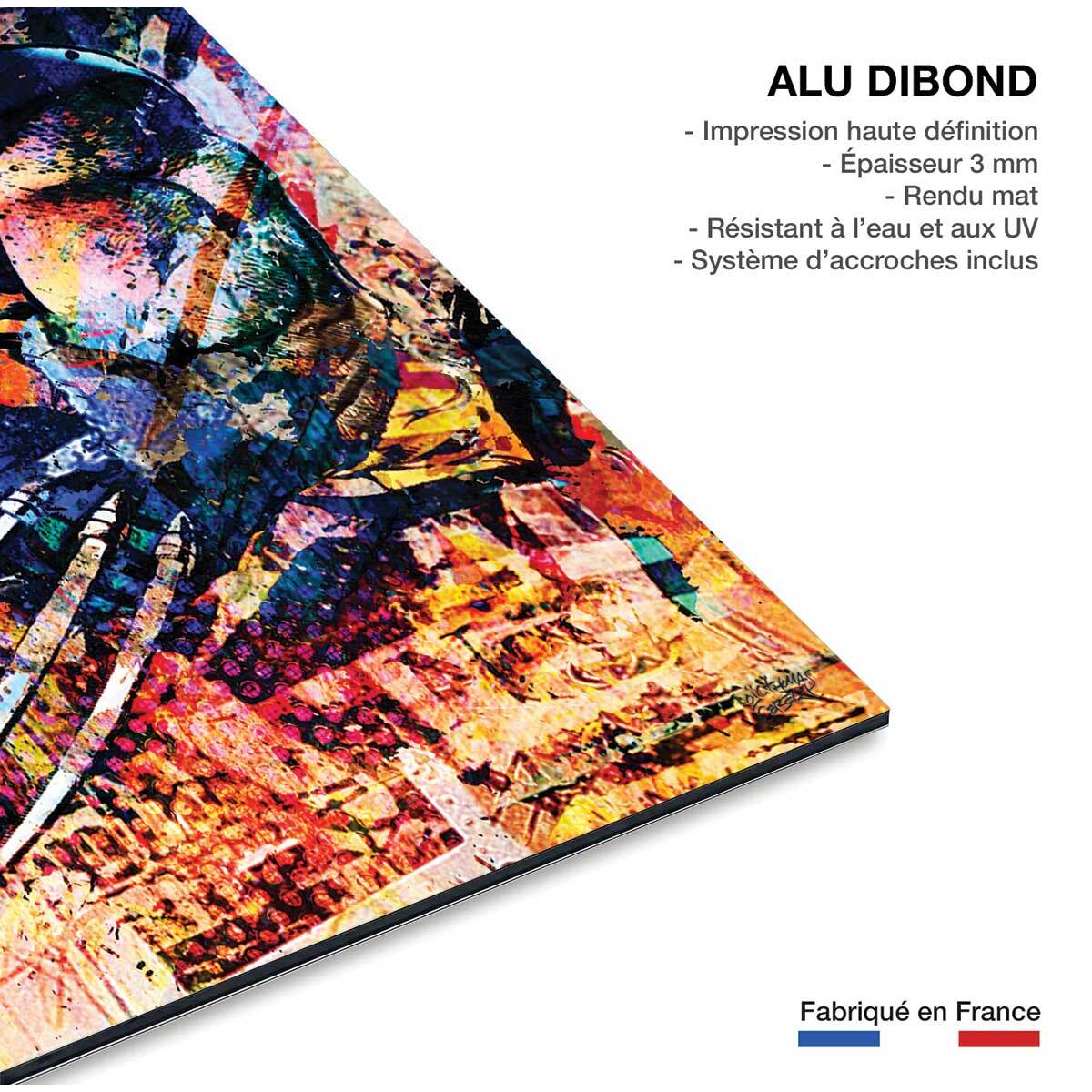 Tableau wolverine street Tableau alu Dibond