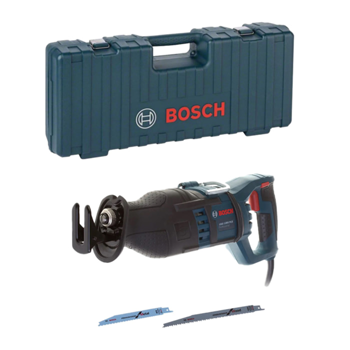 Scie sabre BOSCH GSA 1300 PCE - 1300W - Avec coffret et 2 lames - 060164E200