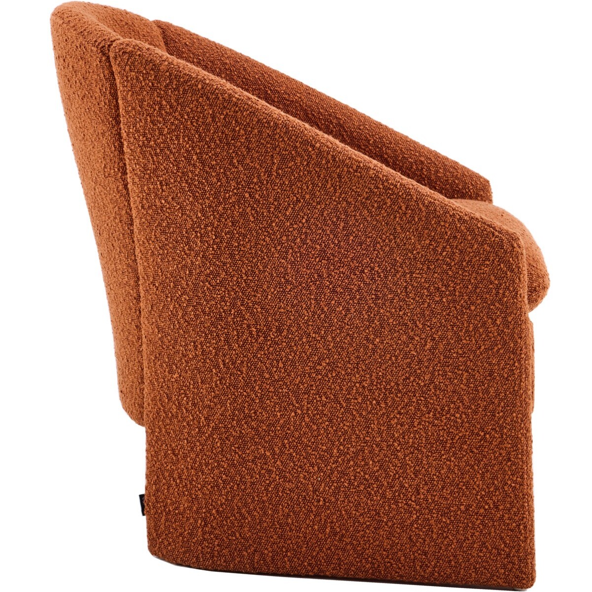 fauteuil arrondi en tissu bouclé - AMI