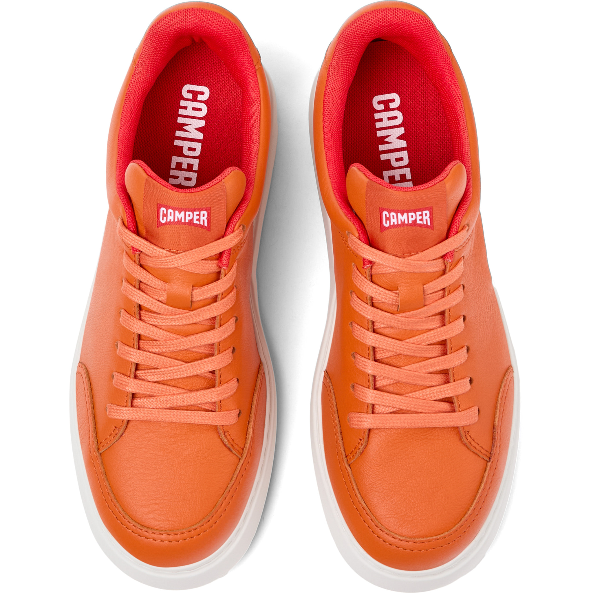 Zapatillas - CAMPER Runner K21 - Naranja - Cuero liso