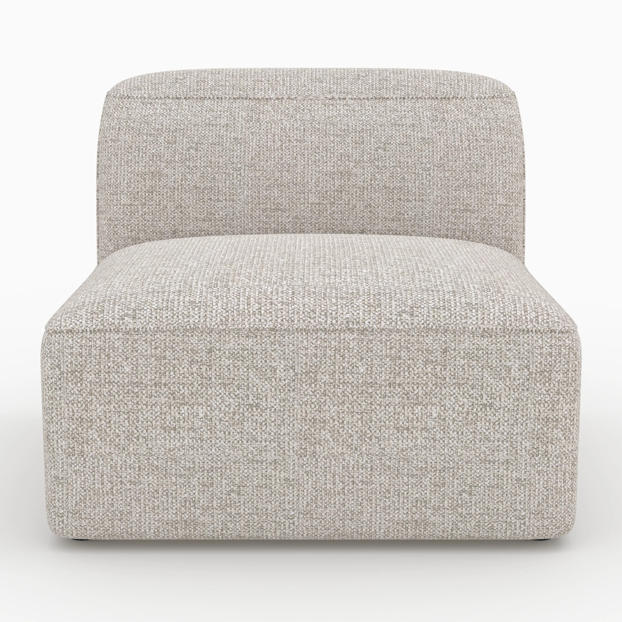 Canapé modulable en tissu beige 3 places - Hestia