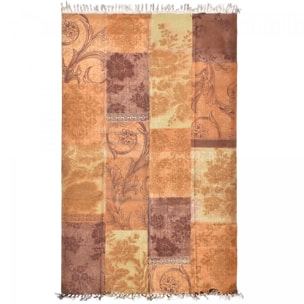 Tapis artisanal Kilim sans velours ROHO motif ethnique
