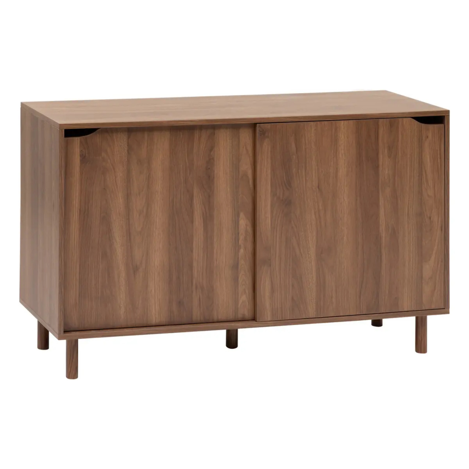 Buffet 2 portes Slidy bois foncé