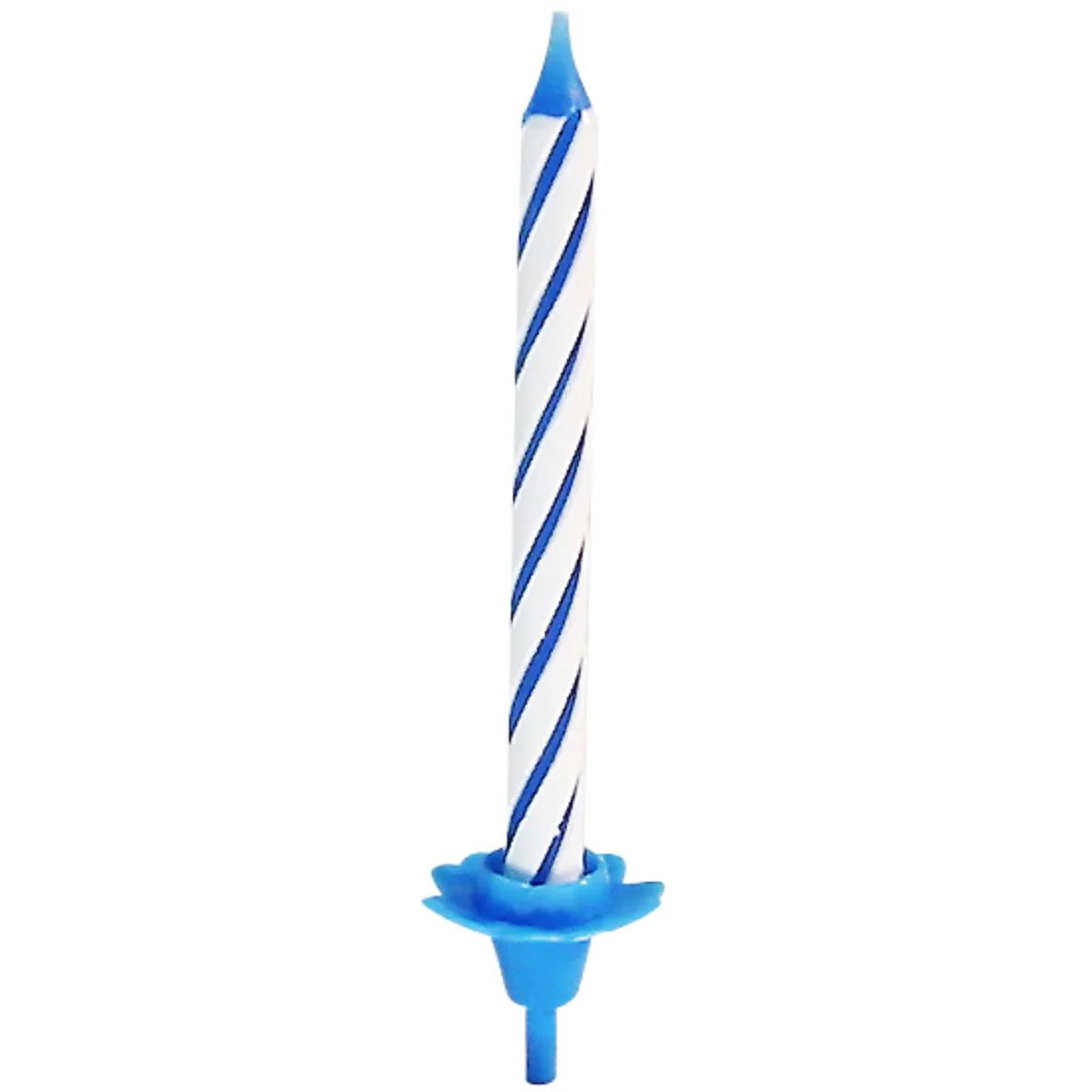 2 Lots de chacun 24 bougies d'anniversaire et 12 bobèches Fackelmann Rio Party