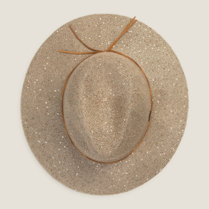 Sombrero de playa
 May color dorado Poliéster