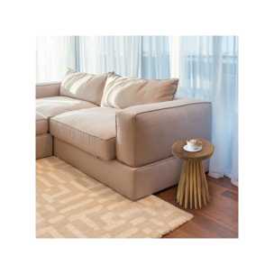 Bout de canapé en bois de teck - LINE