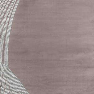 Tapis salon et chambre tissé motif géométrique PUFE