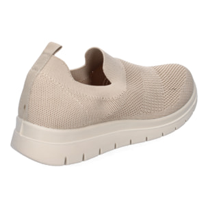 Zapatilla Plana Comoda para Mujer, Material Elastico, Sin Cierre, Slip On
