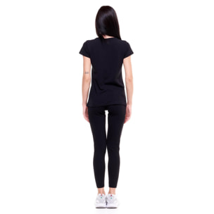 T-shirt da donna maniche corte girocollo Basic